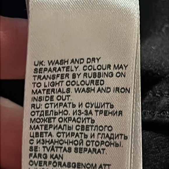 7 FOR ALL MANKIND The Ankle Skinny Jeans Women's 8P Black stretch streetwear Y2K - Picture 10 of 12